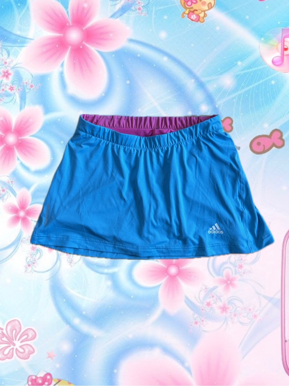 Y2K vintage Adidas Blue Skirt